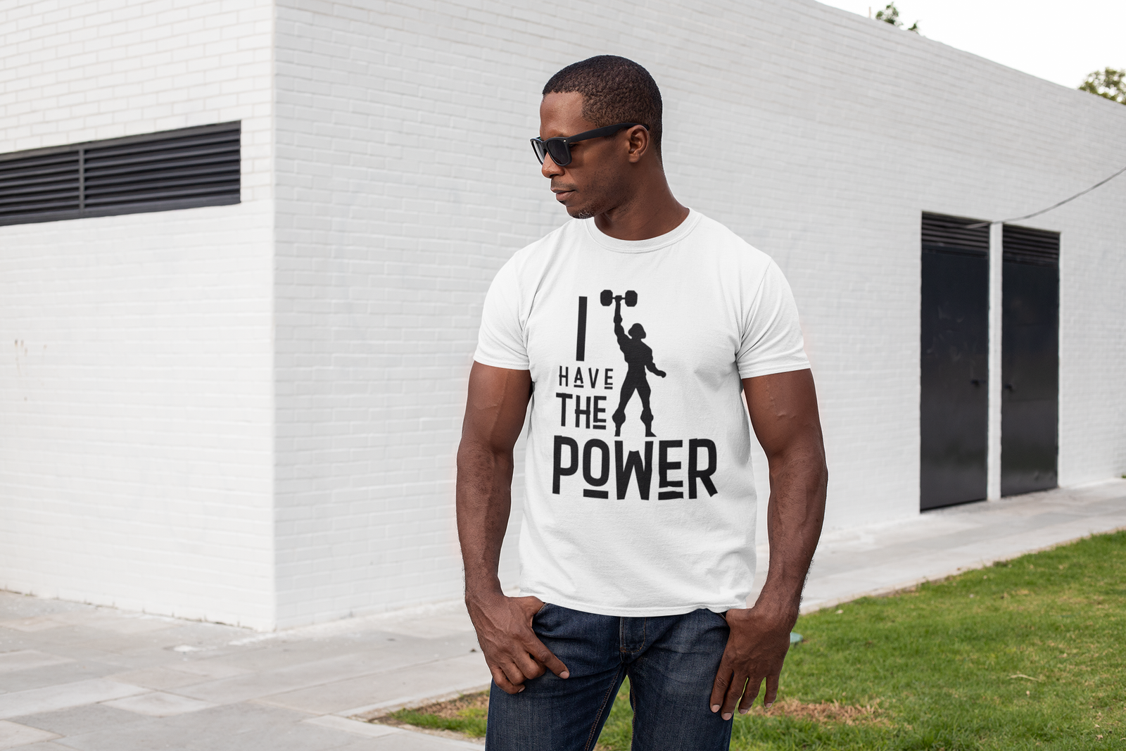 ADAM PRINCE - MEN'S ORGANIC CREWNECK T SHIRT